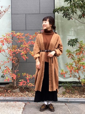 てらさんさん（レディース・157cm）の冬コーディネート