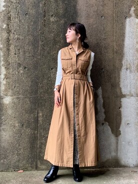 てらさんさん(レディース・157cm)の冬コーディネート