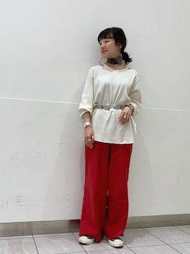 てらさんさん（レディース・157cm）の春コーディネート