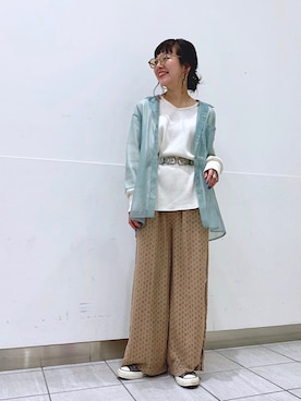 てらさんさん（レディース・157cm）の春コーディネート