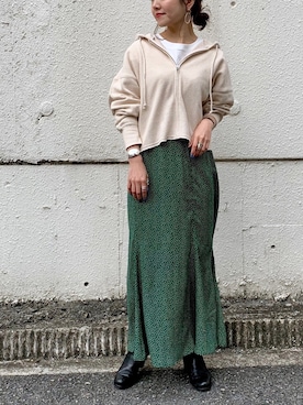 てらさんさん（レディース・157cm）の春コーディネート