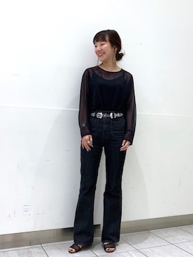 てらさんさん（レディース・157cm）の春コーディネート