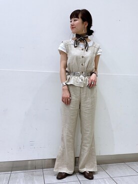 てらさんさん（レディース・157cm）の春コーディネート