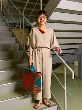 てらさんさん(レディース・157cm)の春コーディネート