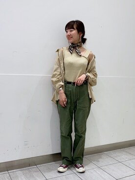 てらさんさん(レディース・157cm)の春コーディネート