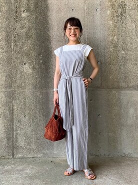 てらさんさん（レディース・157cm）の春コーディネート
