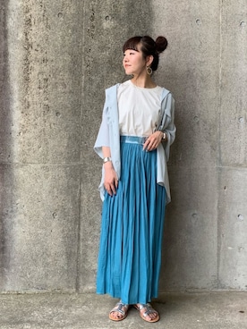 てらさんさん（レディース・157cm）の春コーディネート