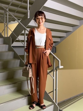 てらさんさん(レディース・157cm)の夏コーディネート