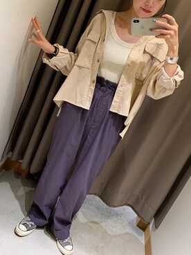 てらさんさん（レディース・157cm）の秋コーディネート