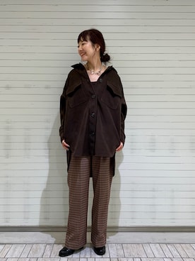 てらさんさん（レディース・157cm）の秋コーディネート