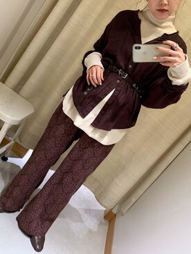 てらさんさん（レディース・157cm）の秋コーディネート