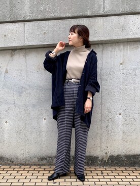 てらさんさん（レディース・157cm）の秋コーディネート