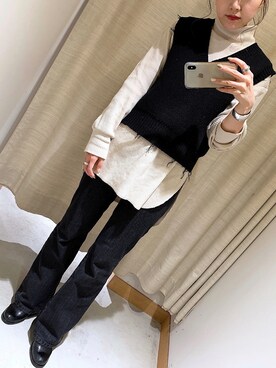 てらさんさん（レディース・157cm）の秋コーディネート