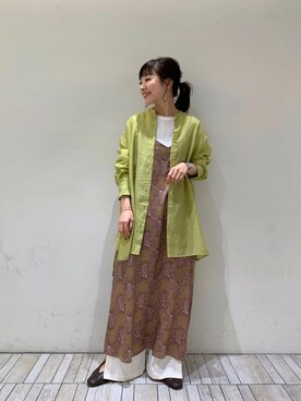 「BATONER（バトナー）のアイテム」を使った、てらさんさん（レディース・157cm）の冬コーディネート