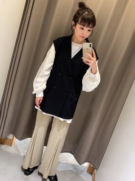 「SUPERTHANKS」｜「アイテム（ブーツ）」を使った、てらさんさん（レディース・157cm）の春コーディネート