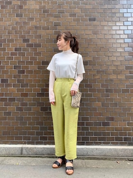 てらさんさん（レディース・157cm）の春コーディネート