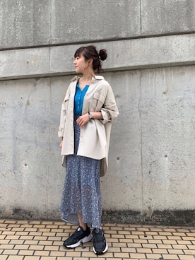 てらさんさん（レディース・157cm）の春コーディネート