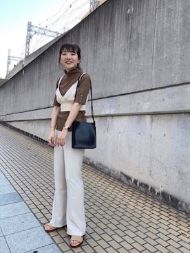 「BIANCA（ビアンカ）のアイテム」を使った、てらさんさん（レディース・157cm）の春コーディネート