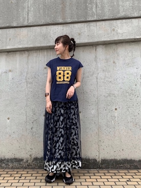 てらさんさん（レディース・157cm）の春コーディネート