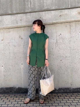 「BIANCA（ビアンカ）のアイテム」を使った、てらさんさん（レディース・157cm）の夏コーディネート