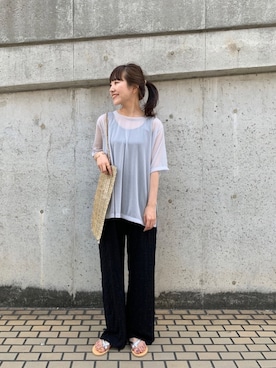 てらさんさん（レディース・157cm）の夏コーディネート