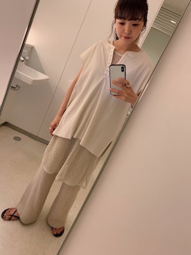 てらさんさん（レディース・157cm）の夏コーディネート