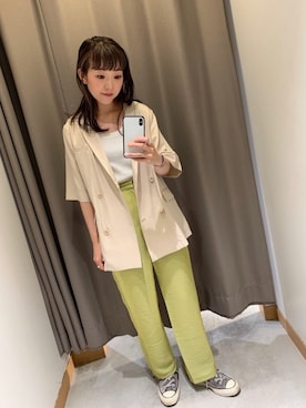 てらさんさん(レディース・157cm)の夏コーディネート