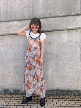 てらさんさん(レディース・157cm)の夏コーディネート