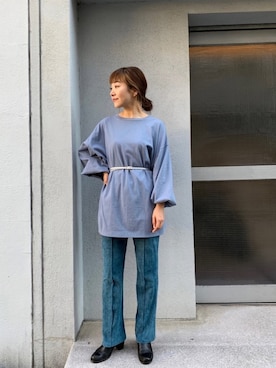 てらさんさん（レディース・157cm）の秋コーディネート