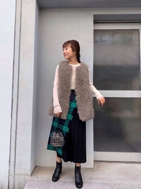 てらさんさん（レディース・157cm）の秋コーディネート