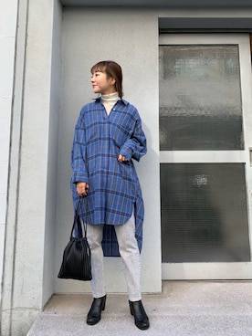 てらさんさん（レディース・157cm）の秋コーディネート