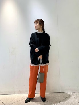 てらさんさん（レディース・157cm）の秋コーディネート