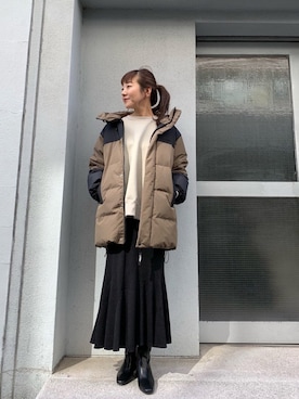 「GERRY（ジェリー）のアイテム（その他アウター）」を使った、てらさんさん（レディース・157cm）の秋コーディネート