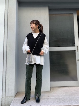 てらさんさん（レディース・157cm）の秋コーディネート