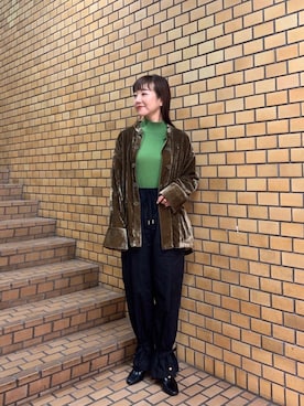 てらさんさん（レディース・157cm）の冬コーディネート