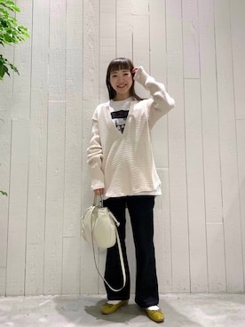 てらさんさん(レディース・157cm)の春コーディネート