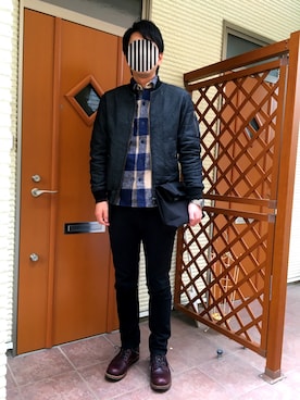 「417 EDIFICE（フォーワンセブンエディフィス）のアイテム（バッグ）」を使った、MARUKOさん（メンズ・180cm）の春コーディネート