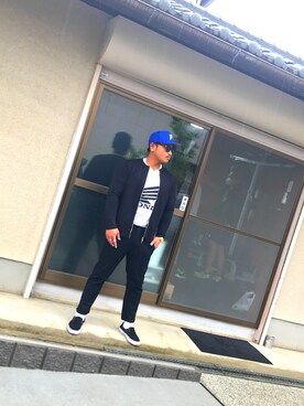 「YEVS（イーブス）のアイテム（トップス）」を使った、hiroki.mastiffさん（メンズ・171cm）の春コーディネート
