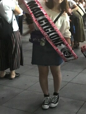 「LIVE」｜「アイテム（財布/小物）」を使った、ぼんきちくんさん（レディース・155cm）の夏コーディネート