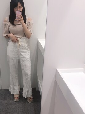 陽毬さん(レディース・160cm)の夏コーディネート