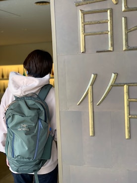 「LOS ANGELES APPAREL（ロサンゼルスアパレル）のアイテム（パーカー）」を使った、典さん（レディース・166cm）の春コーディネート