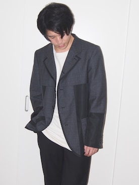 「COMME des GARCONS HOMME DEUX（コムデギャルソンオムドゥ）のアイテム（ジャケット/アウター）」を使った、たっくさん（メンズ・171cm）の秋コーディネート
