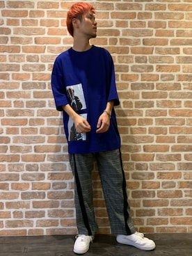 山田 統生さん（メンズ・182cm）の夏コーディネート