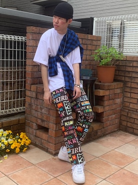 山田 統生さん(メンズ・182cm)の春コーディネート