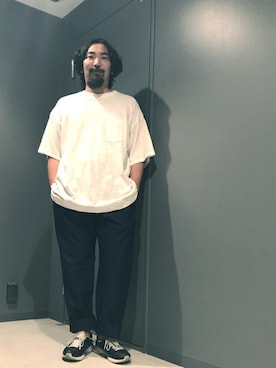 「Denime（ドゥニーム）のアイテム」を使った、中井　皓次さん（メンズ・166cm）の夏コーディネート