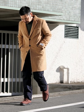 中井　皓次さん（メンズ・166cm）の冬コーディネート