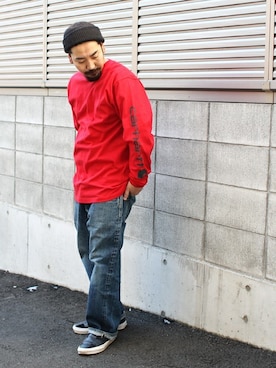 中井　皓次さん（メンズ・166cm）の冬コーディネート