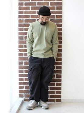 「Denime（ドゥニーム）のアイテム」を使った、中井　皓次さん（メンズ・166cm）の冬コーディネート