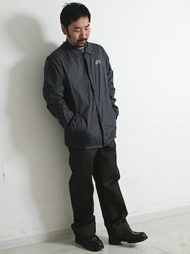「nike sb 」｜「アイテム（ブルゾン）」を使った、中井　皓次さん（メンズ・166cm）の春コーディネート