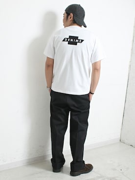 「Denime（ドゥニーム）のアイテム」を使った、中井　皓次さん（メンズ・166cm）の春コーディネート